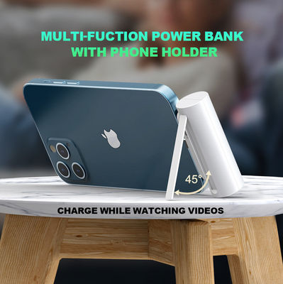بنك الطاقة المحمول الخفيف الخفيف 5000mAh مع شحن لاسلكي