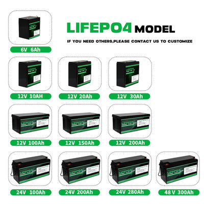 36Ah 12V بطارية ليتيم LiFePO4 قابلة لإعادة الشحن للأدوات الكهربائية والألعاب الكهربائية