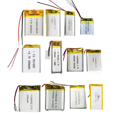 بطارية الليثيوم البوليمرية القابلة لإعادة الشحن 3.7 فولت 8mAh - 20000mAh سعة