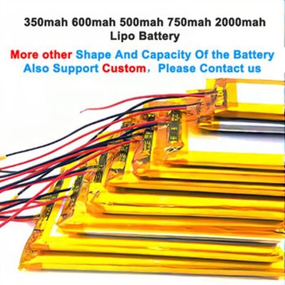 بطارية الليثيوم البوليمرية المخصصة قابلة لإعادة الشحن بطارية LIPO عالية السعة 3.7 فولت 5000mAh