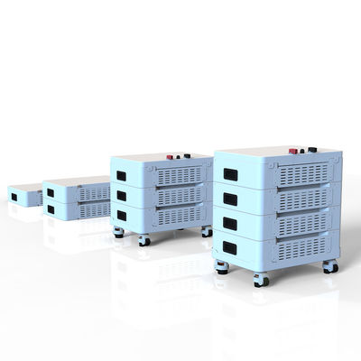 OEM 51.2V 10KW Lifepo4 بطارية الليثيوم قابلة للتراكم لنظام الطاقة الشمسية