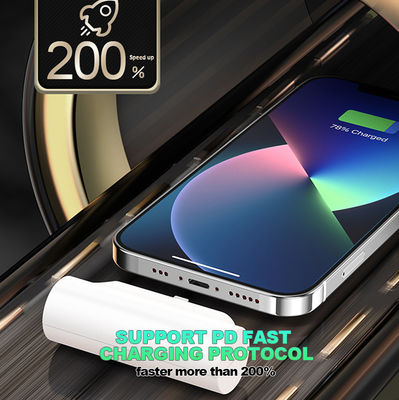 بنك الطاقة المحمول الخفيف الخفيف 5000mAh مع شحن لاسلكي