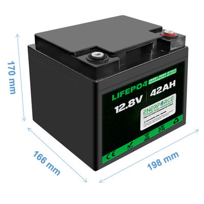 OEM بطارية 12V LiFePO4 42Ah لنظام الطاقة الشمسية عربة الغولف وكرسي متحرك