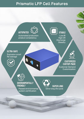 EVE Lifepo4 3.2V 304AH بطارية الليثيوم الحديد الفوسفات LFP 4000 دورة للطاقة الشمسية
