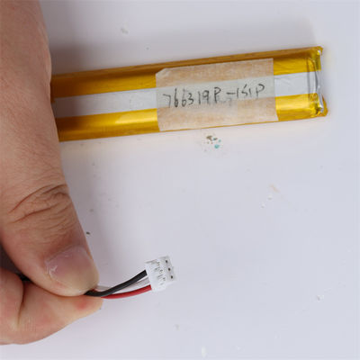 بطارية الليثيوم البوليمر من نوع LIPO بطاقة OEM 28g بطارية 3.7V 1050mAh للاستخدام الصناعي