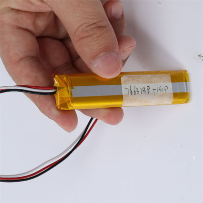 بطارية الليثيوم البوليمر من نوع LIPO بطاقة OEM 28g بطارية 3.7V 1050mAh للاستخدام الصناعي