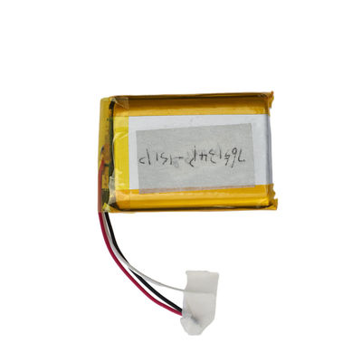 بطارية الليثيوم البوليمر القابلة لإعادة الشحن 3.7 فولت 1350mAh للاستخدام الصناعي
