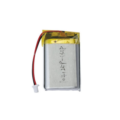 بطارية الليثيوم أيون بوليمر قابلة لإعادة الشحن 3.7V 1100mAh 800 عمر دورة