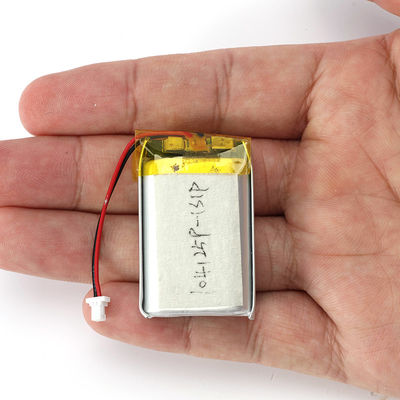 104125 مكبر الصوت بطارية ليتيم بوليمر 3.7 فولت 1100mAh مع رابط JST