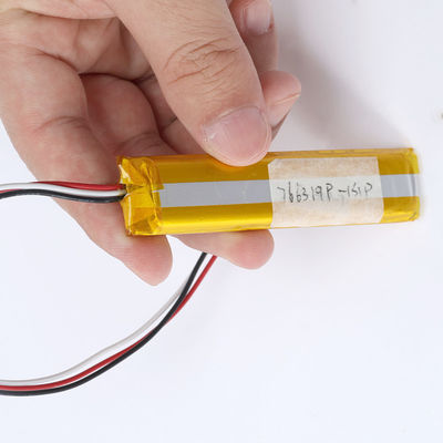 بطارية ليتيوم بوليمر قابلة لإعادة الشحن 1050mAh للكهرباء الاستهلاكية