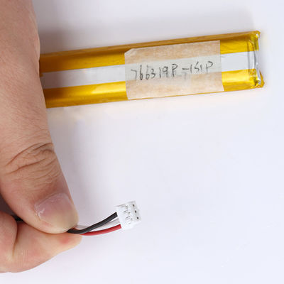 بطارية ليتيوم بوليمر قابلة لإعادة الشحن 1050mAh للكهرباء الاستهلاكية