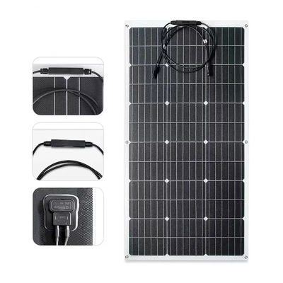 OEM المحمول المحمول 100W الألواح الشمسية المرنة للمشي لمسافات طويلة معتمدة CE CB TUV
