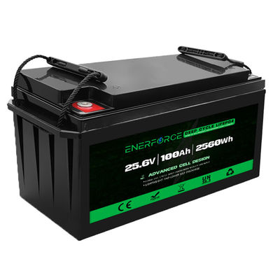Enerforce LFP Lifepo4 بطارية حزمة 24 فولت 100Ah تعزيز للقارب عربة الغولف