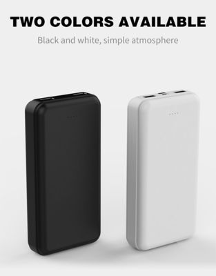 OEM قابل لإعادة الشحن محمول بنك طاقة USB 20000mah سعة عالية مع شاشة LED