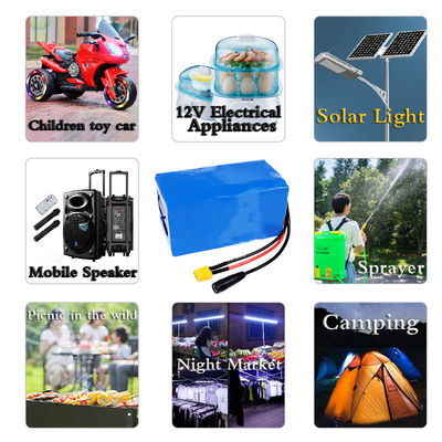 بطارية الليثيوم E Bike 24V 12Ah حزمة ل 500W المحرك 6h - 8h وقت الشحن