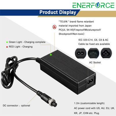 الدراجات الكهربائية بطارية الليثيوم الملحقات 220V AC 12V 24V 36V 48V 60V 72V