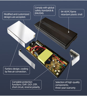 الدراجات الكهربائية بطارية الليثيوم الملحقات 220V AC 12V 24V 36V 48V 60V 72V