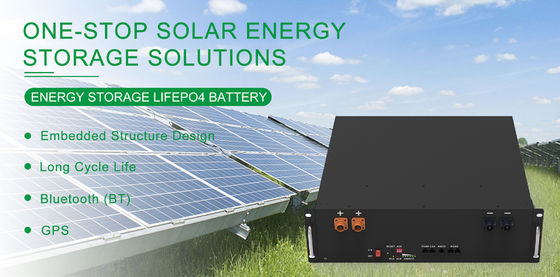 10kWh 51.2V 200Ah LiFePO4 بطارية الليثيوم للطاقة الشمسية المنزلية
