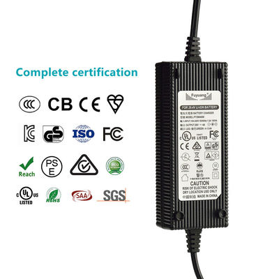 Lifepo4 بطارية الليثيوم الملحقات 12.6V 14.6V 42V 48V شاحن للطائرات بدون طيار و الدراجة