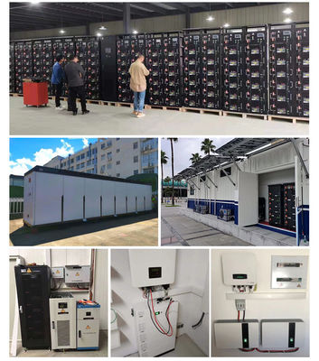بطارية الليثيوم 15kw 48 فولت 300Ah 6000 دورة بطارية شمسية منزلية مثبتة على الحائط