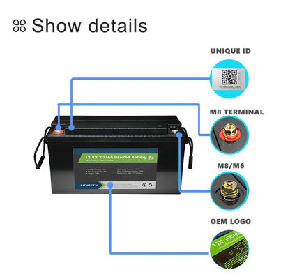 12v 24v 100ah 120ah 200ah 300ah Lifepo4 Bluetooth بطارية الفوسفات الحديدي بطارية 100 كيلوواط حزمة الليثيوم مع Bluetooth
